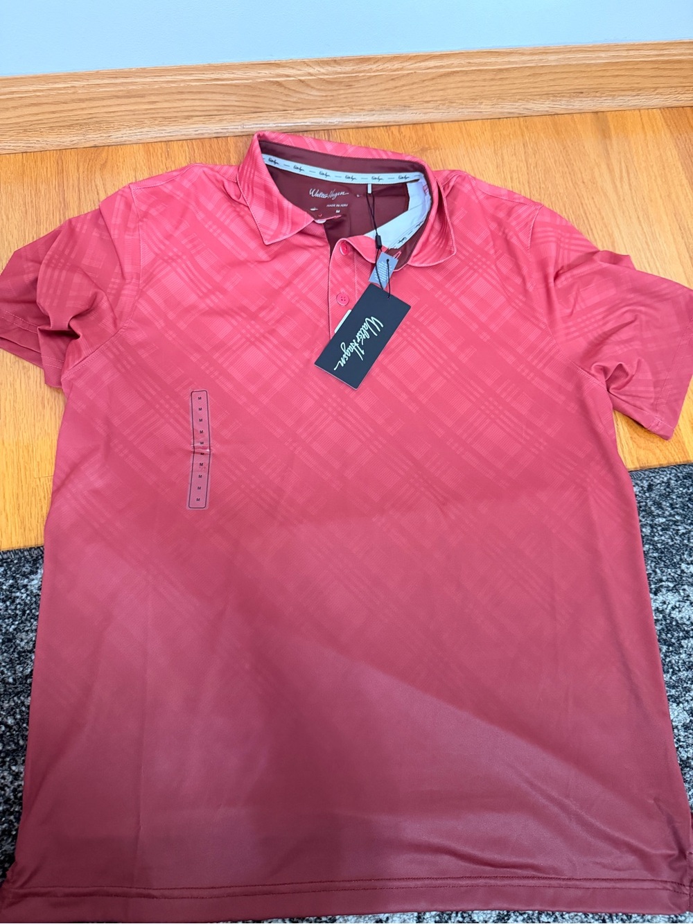 Walter Hagen Men's Performance Polo - Red Medium